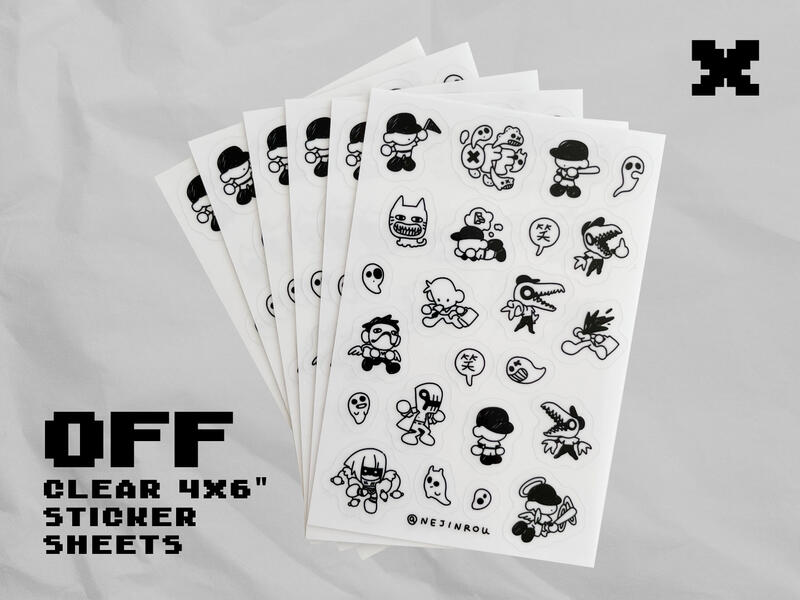 Off Sticker Sheets
