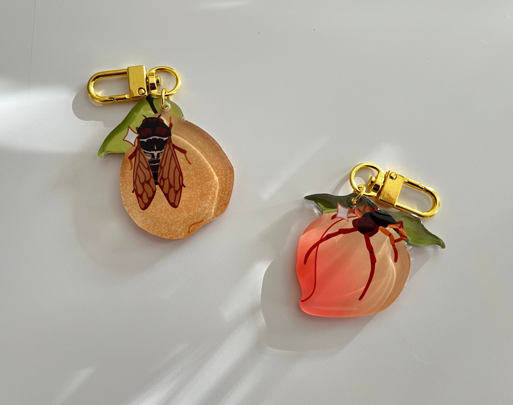 Fruit Bug Charms